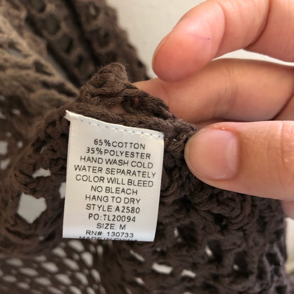 Umgee Ombre Knit Cardigan - Cream and gray - Picture 6 of 8